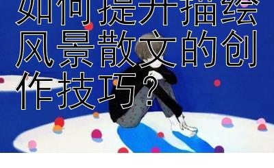 如何提升描绘风景散文的创作技巧？