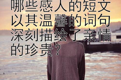 哪些感人的短文以其温馨的词句深刻描绘了亲情的珍贵？