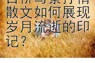 古桥写景抒情散文如何展现岁月流逝的印记？